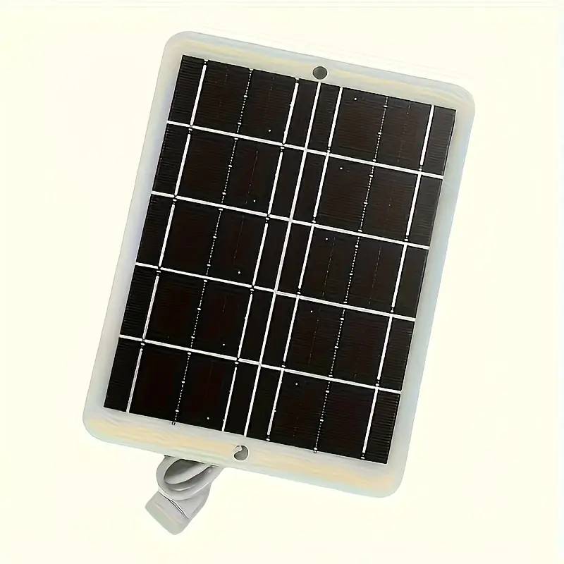 1pc portable solar charger lightweight and convenient can charge mobile phones flashlights sports cameras small fans and other devices Product details 1