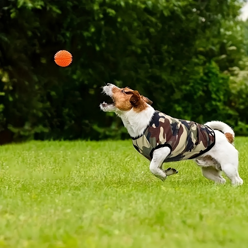 2pcs camisetas de malla camuflaje transpirables para perros de