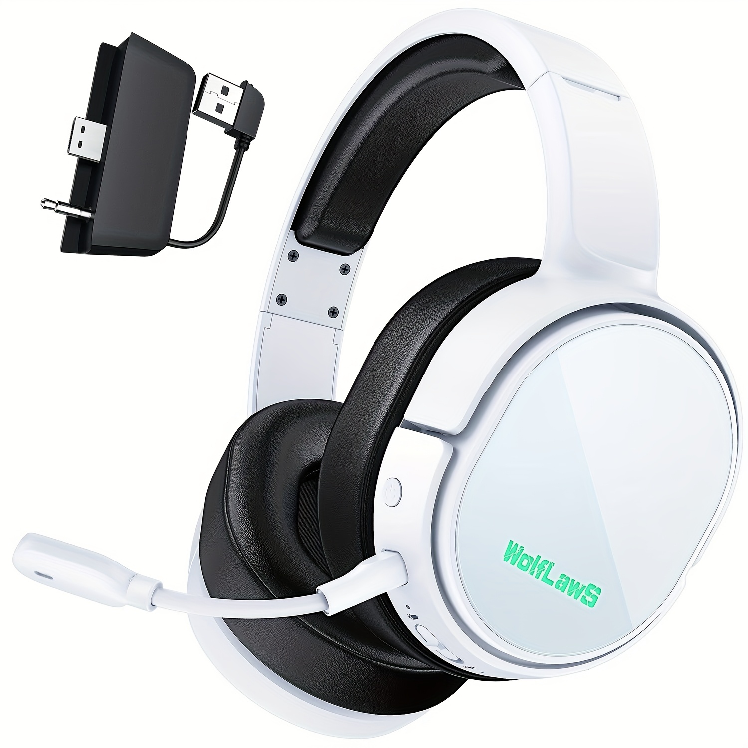 TEMU K1 Wireless Gaming Headset For , For One, Ps5, Pc, , Switch, Bt Wireless Technology Over Ear Gaming Headphones With Noise Canceling Microphone,