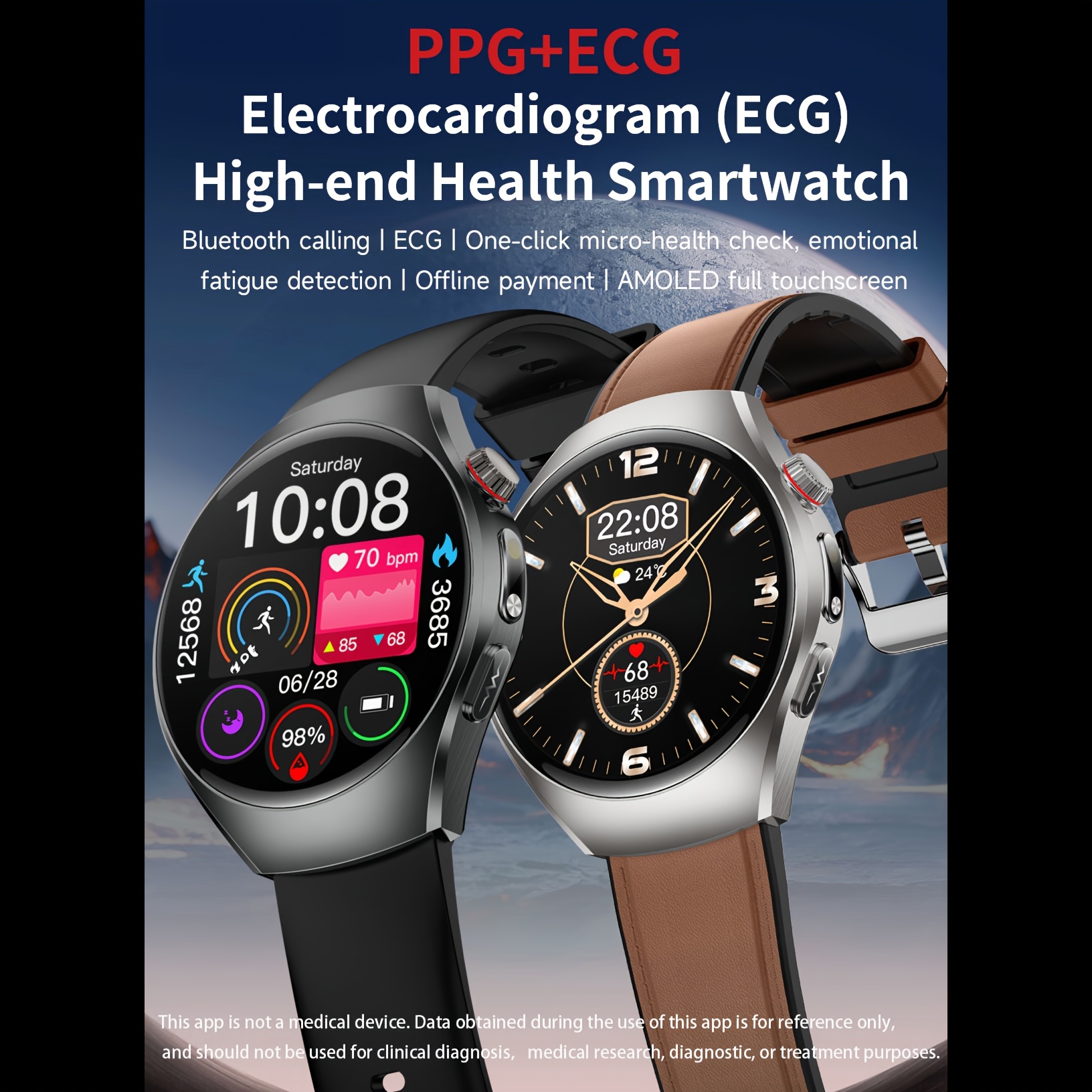 2026     watch 1 43 inch high definition full   supports wireless calls voice   one click sos for help 100 sports   remote monitoring fitness tracking suitable for   phones and for iphone Product details 0