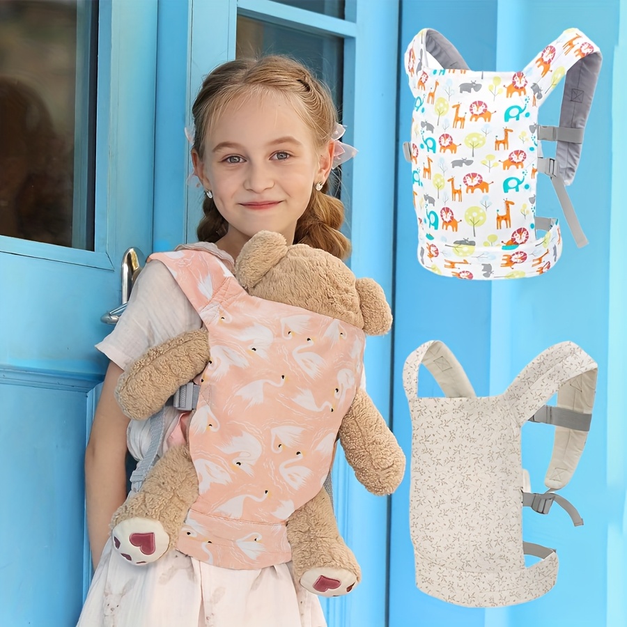 1pc baby doll backpack carrier adjustable straps soft Temu