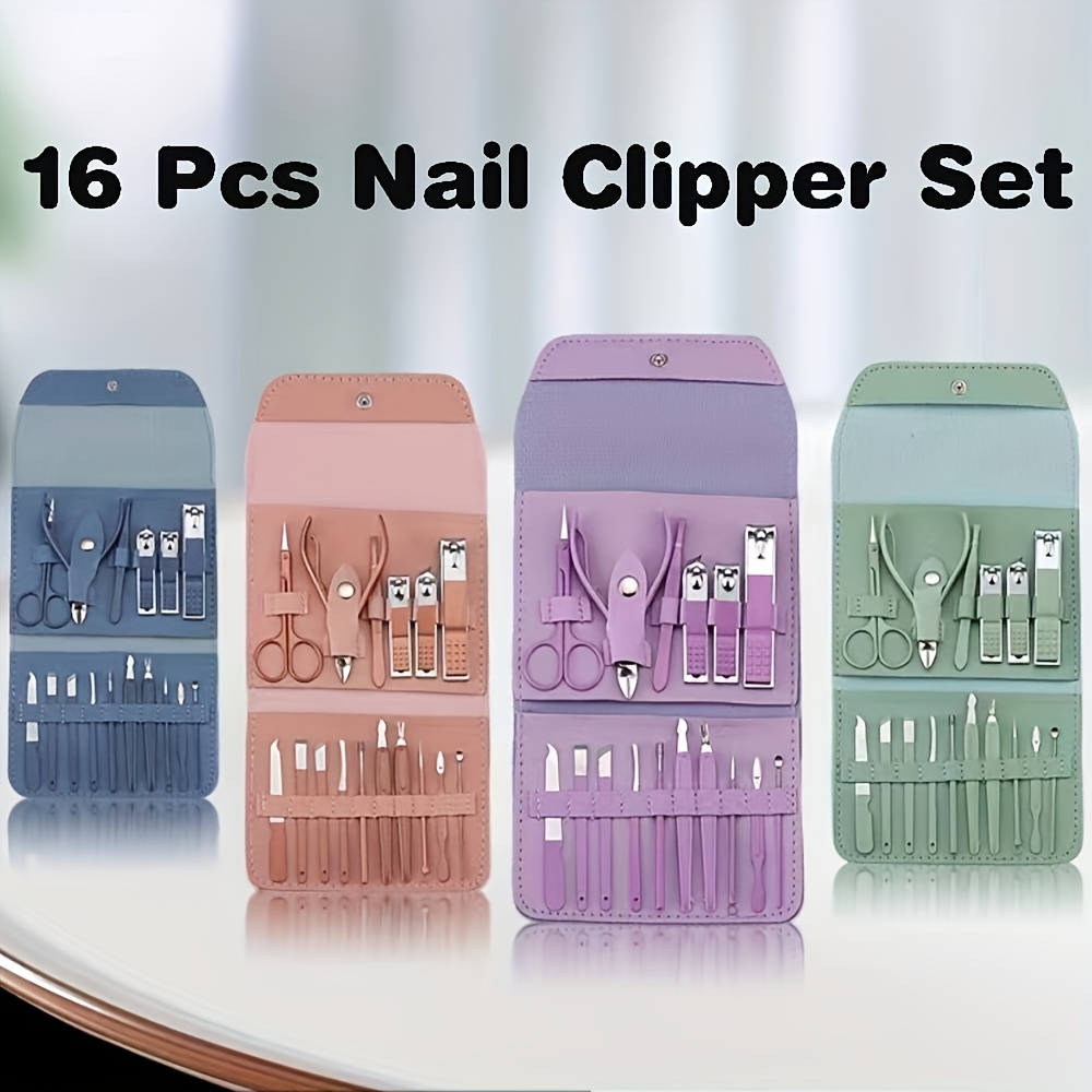 

Nail Care Tools, Nail Clipper Set, Repair Tools For Men And Women, Including Nail Scissors, Eyebrow Tweezers, Cuticle Nippers, Eyebrow Scissors, Nail Files, And More.