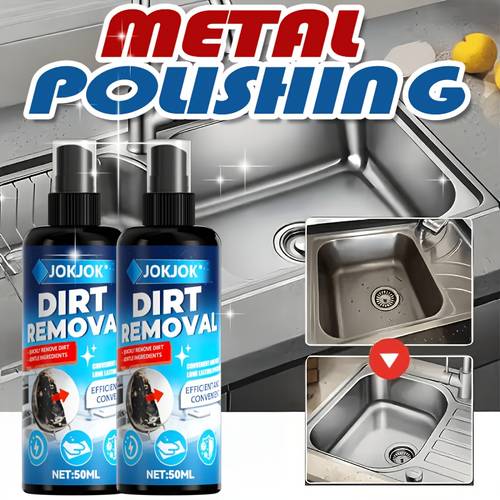 metal polishing restorer for stainless steel chrome and aluminum remove dark and limescale suitable for pots pans sinks faucets and metal metal