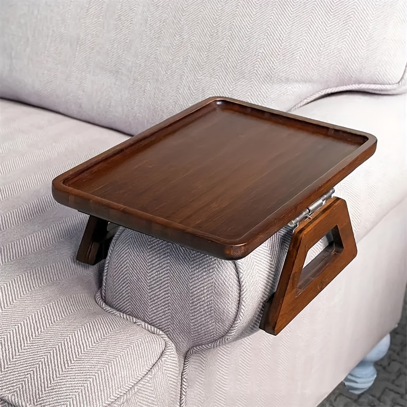 eindeiliges holz-multifunktions-sofatablier, sofaarmlehnen-clip-tablier, klappbares sofatablier,     – ideal zum entspannen filme schauen,  ., feiertagsgeschenk für familie freunde