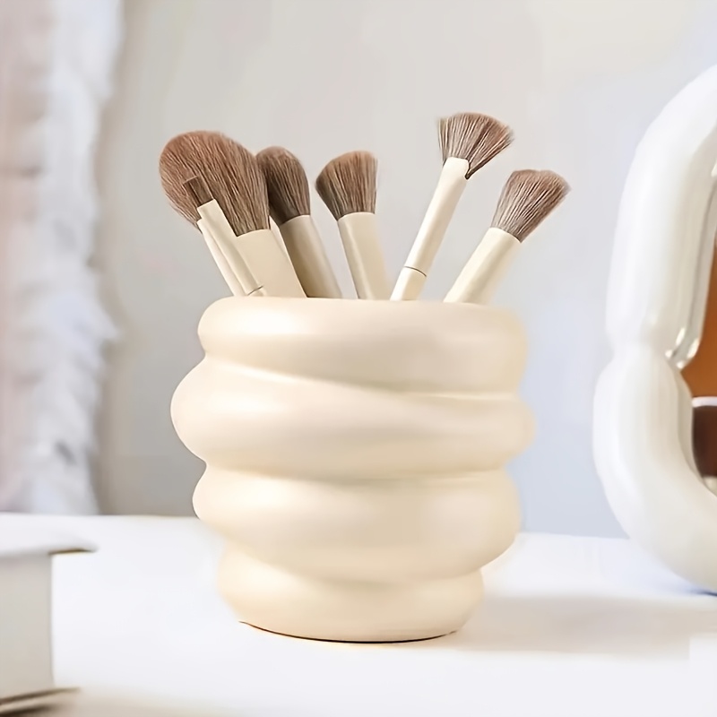 

1pc Luxury Makeup Brush Holder - Compact & Lightweight, Waterproof, Fragrance-free,