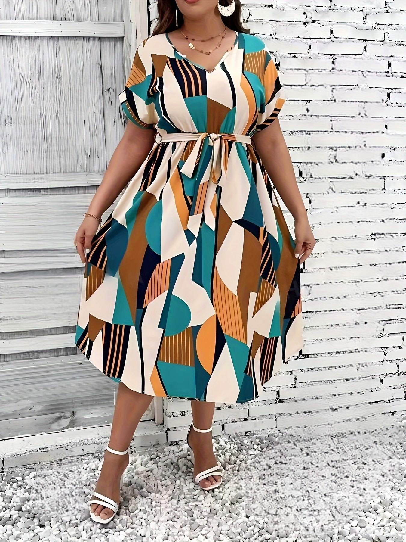 plus size summer dresses with sleeves