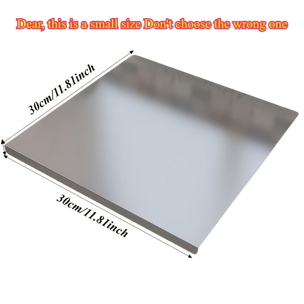 TEMU Super Important Cutting Board, Stainless Steel Cutting Board, Kitchen Essential, Easy To Clean, Double-sided Use, Rinse And Clean, No Meat Smell