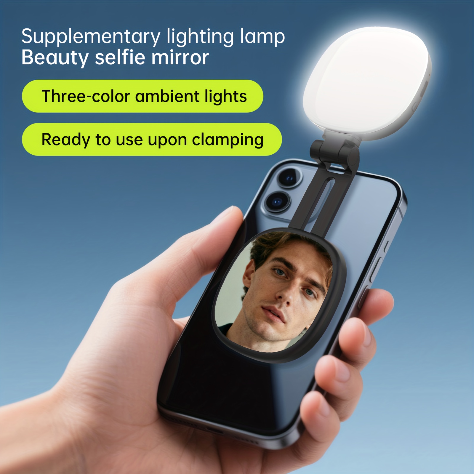 beauty selfie tool   ring light height adjustable   ideal for recording live streaming vlogging and calls Product details 1