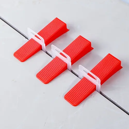200pcs Tile Leveling Clips, 2mm Tile Leveling Spacer, Tile Leveling System Tile Installation, For PRO And DIY