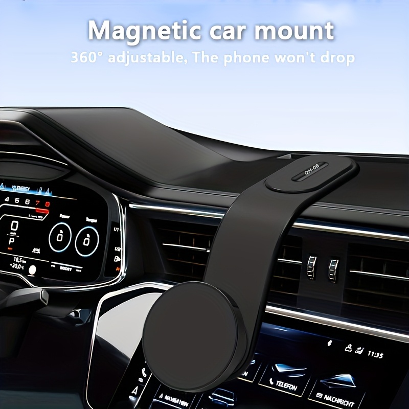 

360° Rotating Magnetic Car Phone Holder, Suitable For All Vehicles