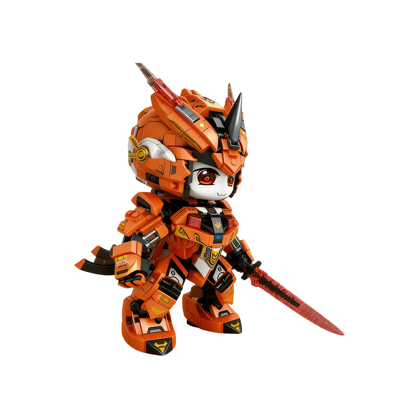 Cute Twelve Zodiac Animal Mecha Building Block Set