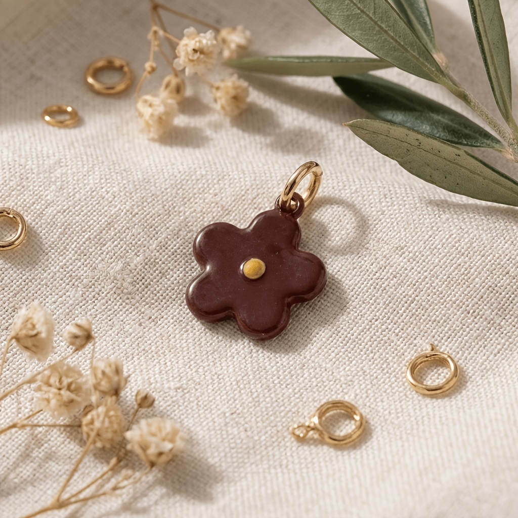 Fashion Easy Bohemian Flower Pendant for DIY Accessories