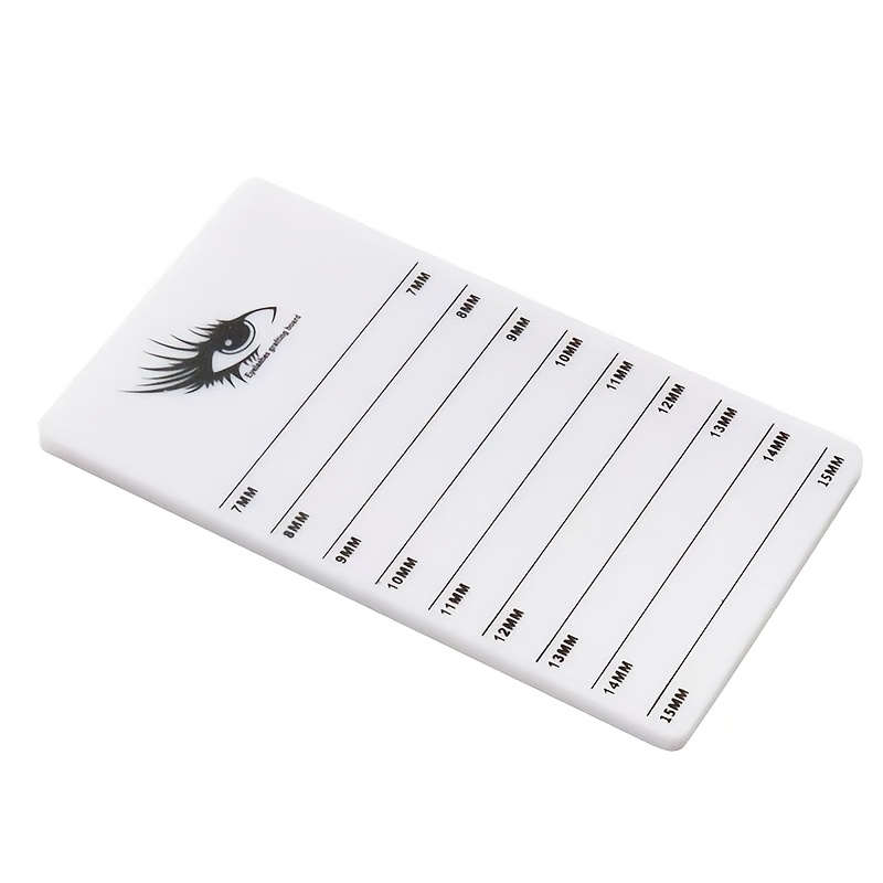 1pc Acrylic Eyelash Extension Ruler, Eyelash Extension Display Board, Grafting Eyelash Hair Table Operating Table, Eyelash Extension Auxiliary Tool, Eyelash Extension Tools