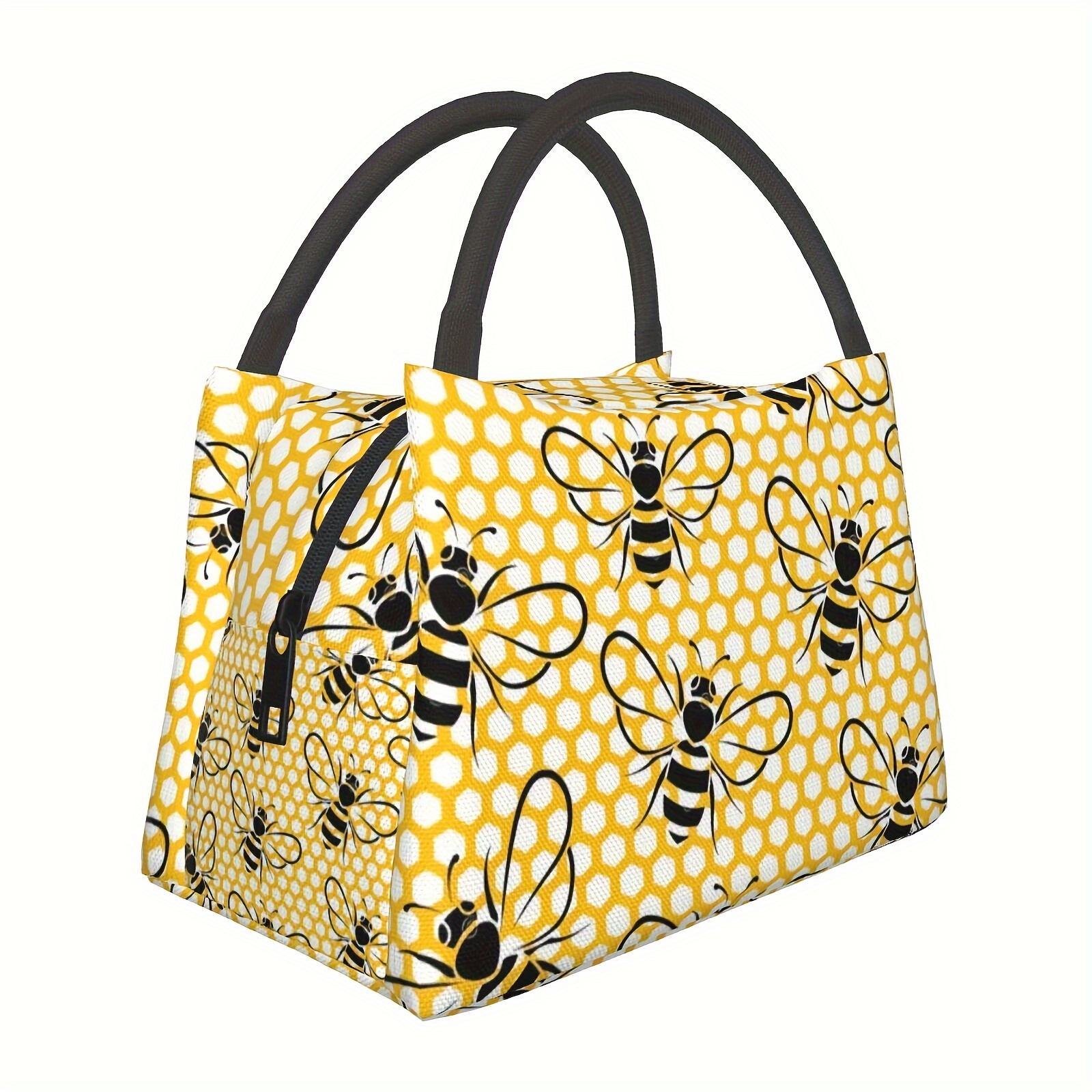 

Insulated Lunch Bag With - Reusable, Waterproof Polyester Tote For Work, Picnics & Travel