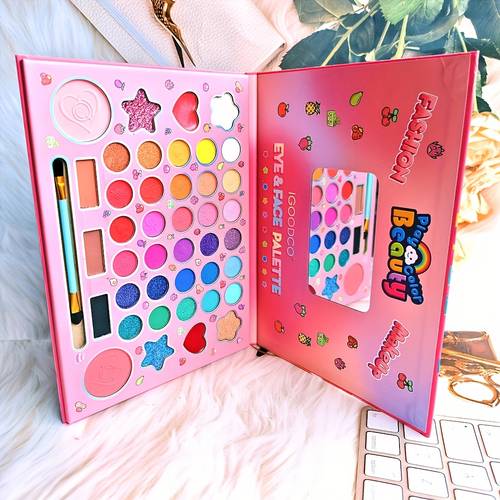 cartoon 41 colour palette pearl matte delicate shiny glossy lipstick womens face repair palette daily date exquisite makeup eyeshadow for