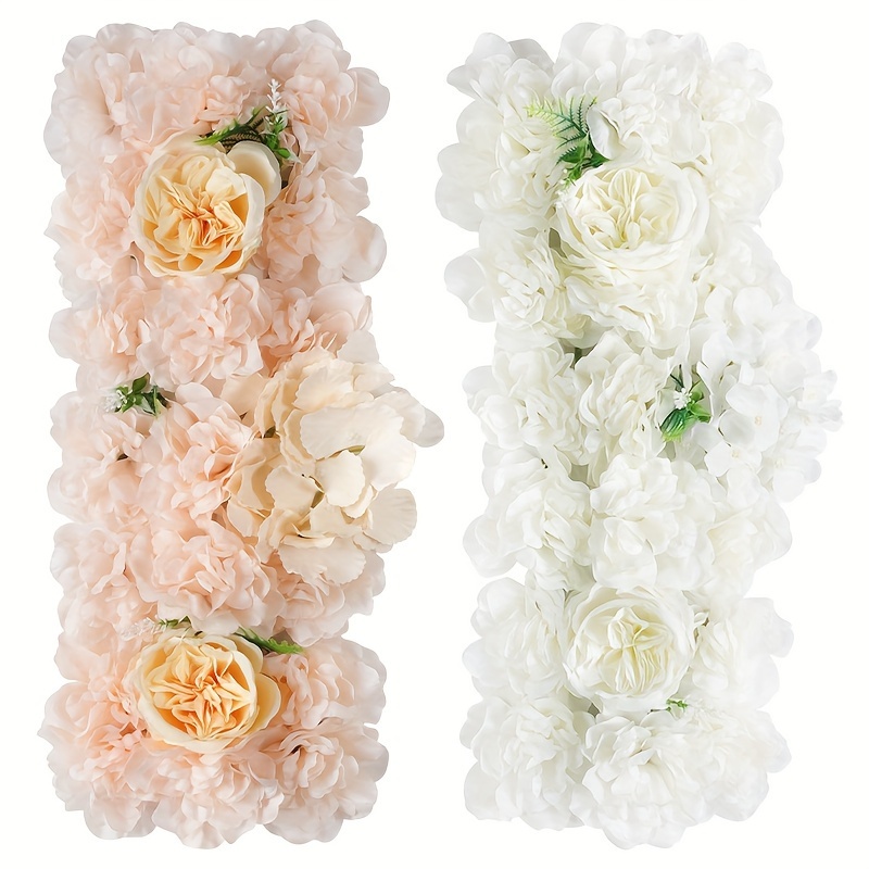 

Elegant Silk Floral Archway Flowers For Weddings – Artificial Hydrangea And Rose Garland Decor, No Power Needed, Home Or Hotel Decor