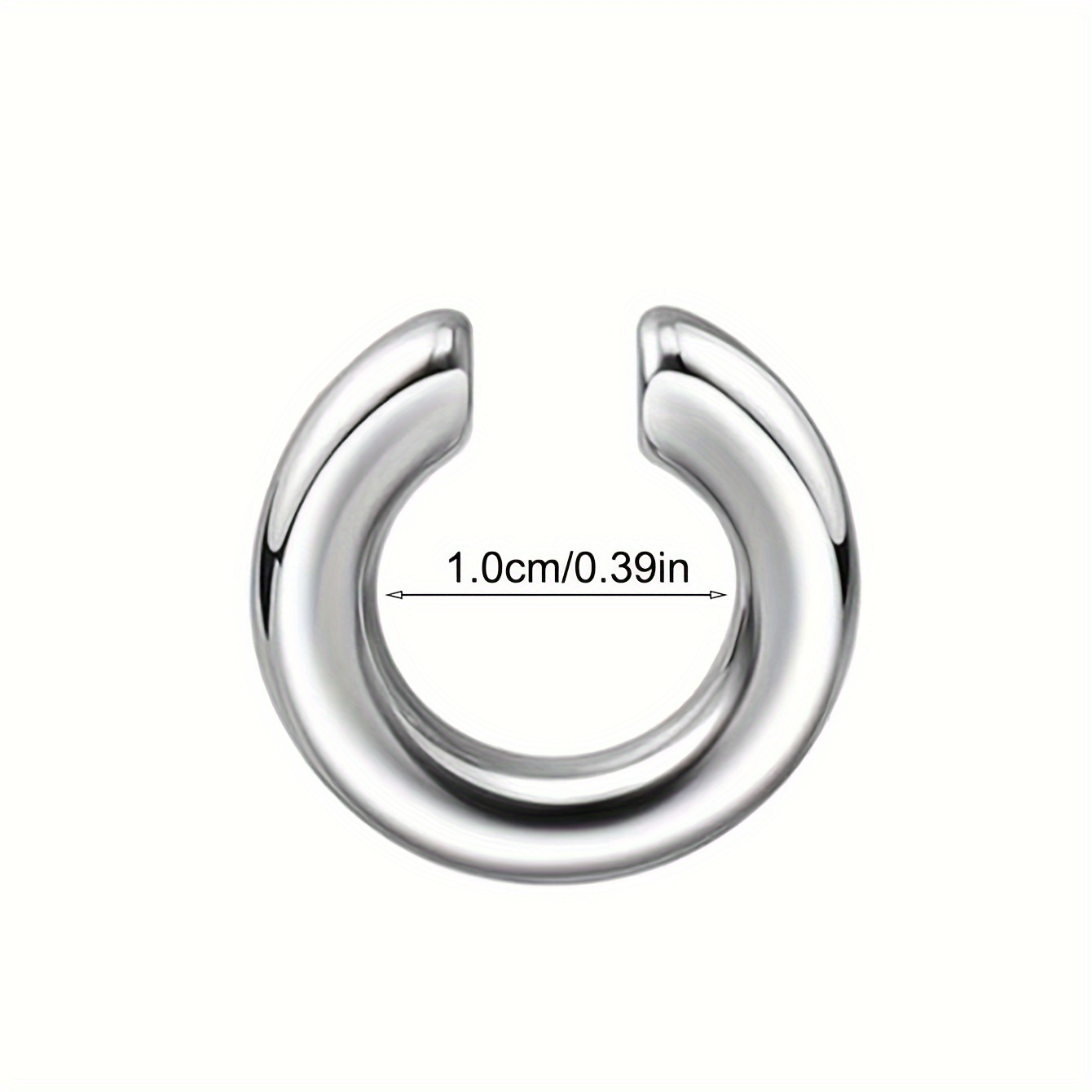 Image of 1pc Exaggerated Individual No-piercing Nose Ring - Fake Piercing, Non-piercing, , Suitable For Men And Women' Nose Jewelry