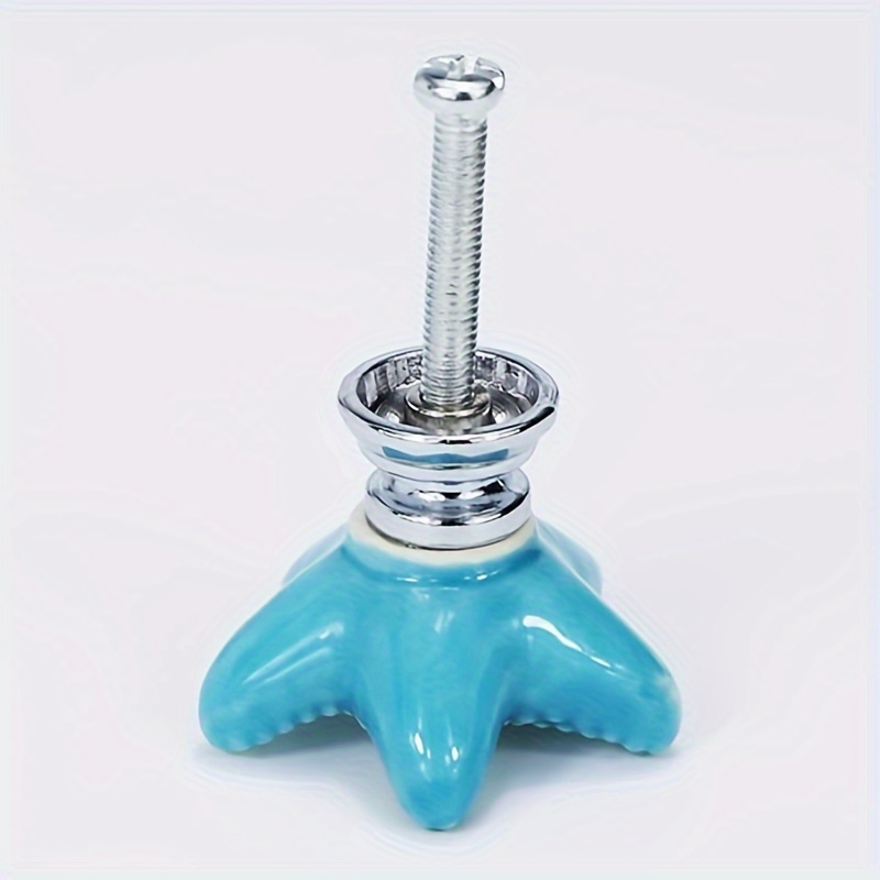 6pcs ceramic drawer pulls suitable coastal dressers - Temu