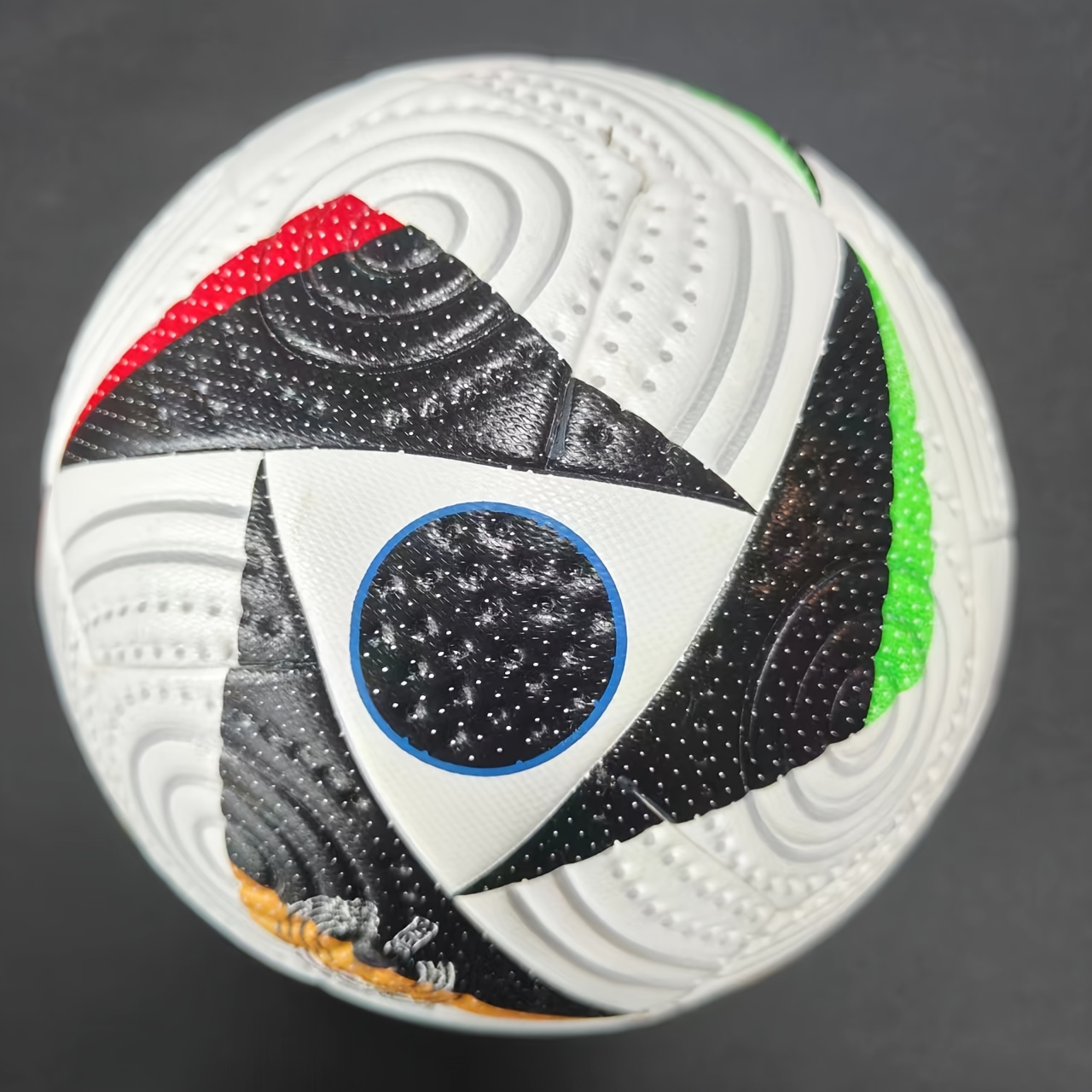 

1pc Black And White Pattern Pu Soccer Ball, Soft And Trendy Football