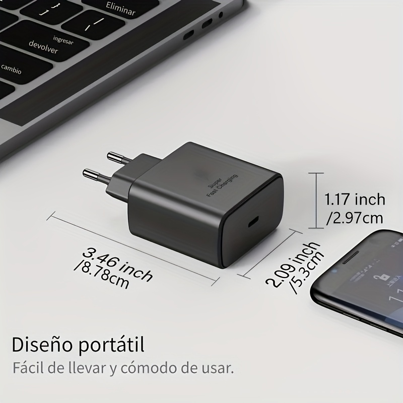 Chargeur rapide PD de type C de 45 W pour iPhone 16 15 14 13 Xiaomi Samsung USB C Phone Charge Adapter
