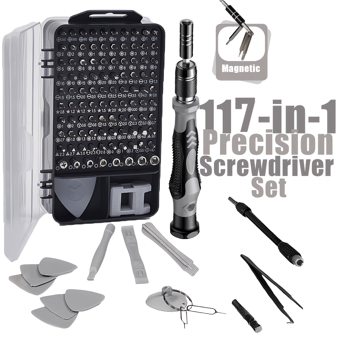 TEMU Set, Men's Tool Gift, Mini Repair Tool Kit, With Torx And Phillips Bits, Suitable For Computer, Macbook, Laptop, Glasses Repair.the Screwdriver