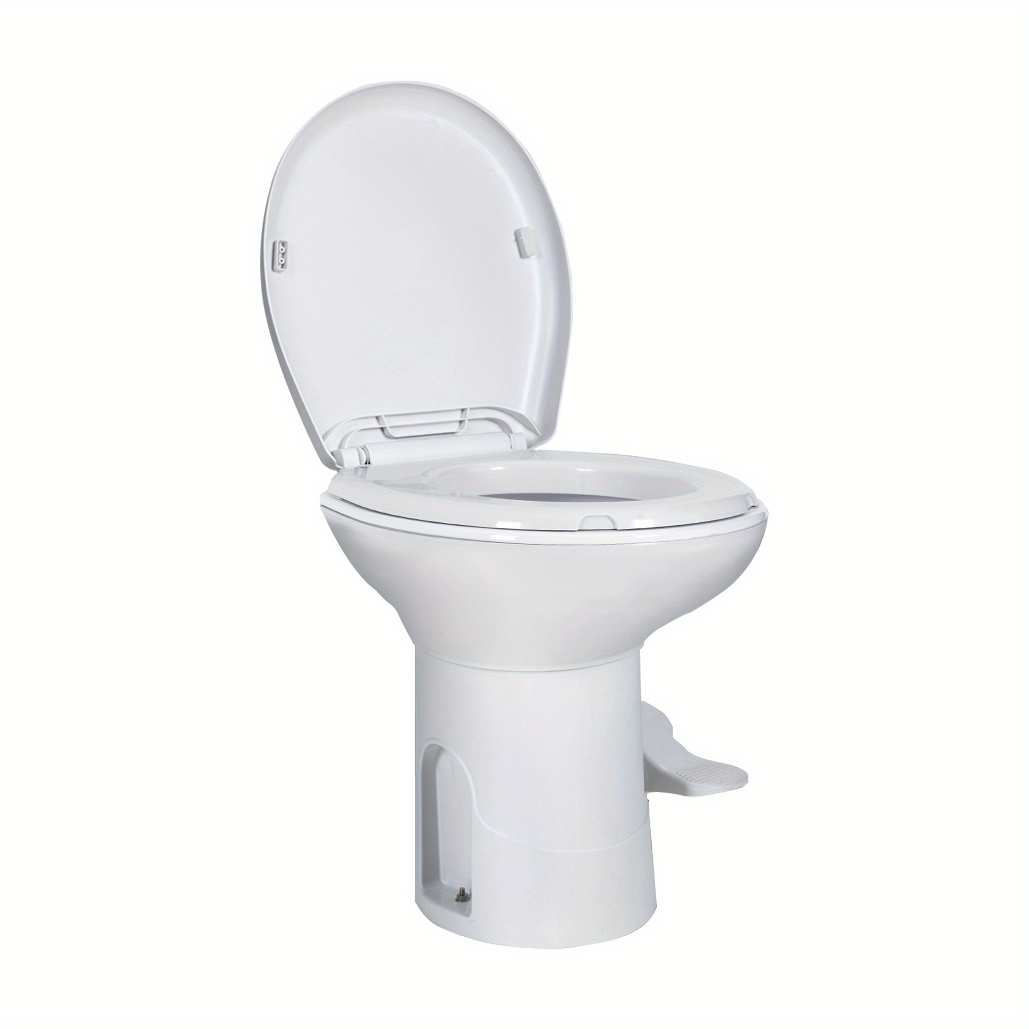 

Furniz Rv Portable Toilet Gravity Pedal Flush Enamel Outdoor Indoor