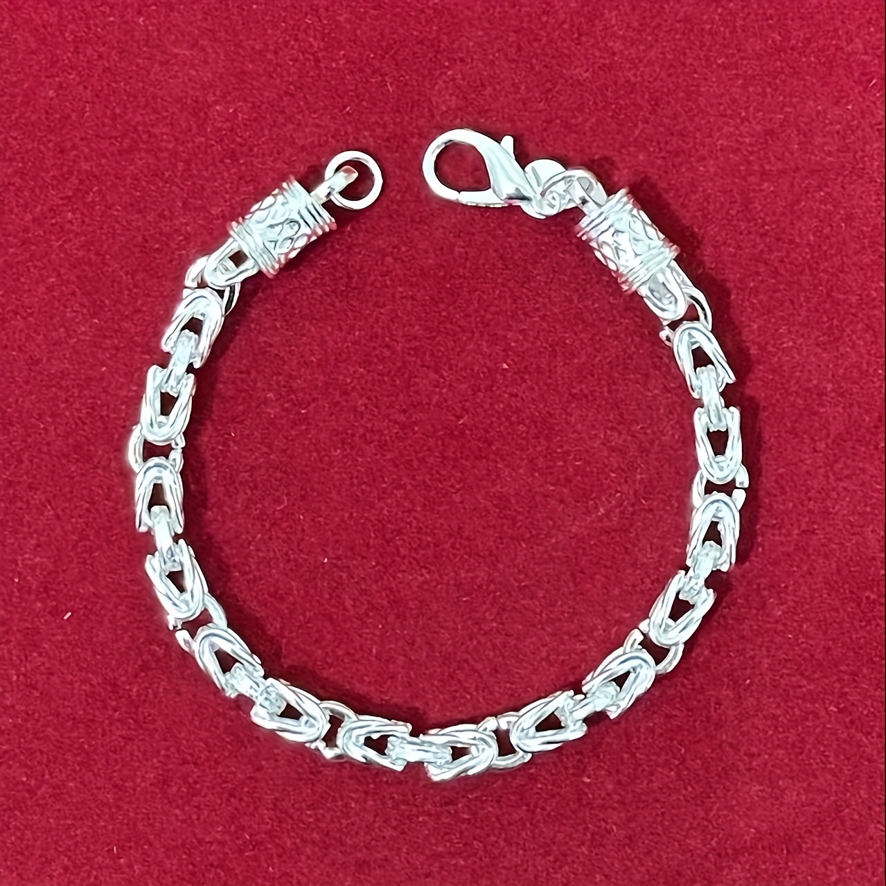 TEMU A Double-layer Bracelet Made Of 925 Sterling Silver, Stylish , Perfect For Mothers Or , And As Everyday Jewelry Or As Gifts