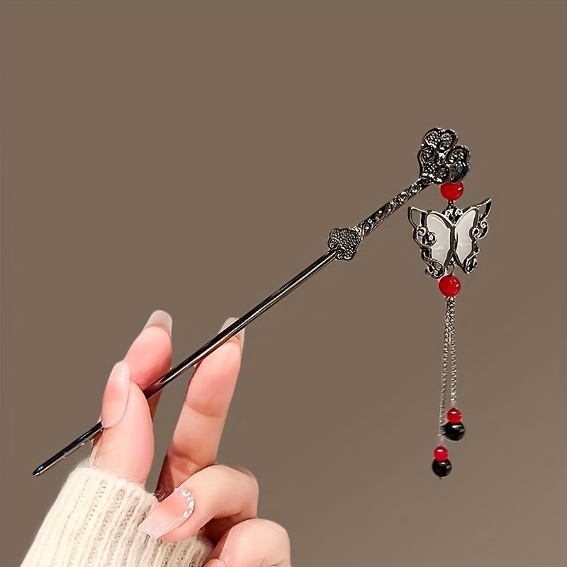 3pcs womens new high end tassel hairpins vintage fashion accessories for ladies ideal headwear for photoshoots and gifts Product details 5