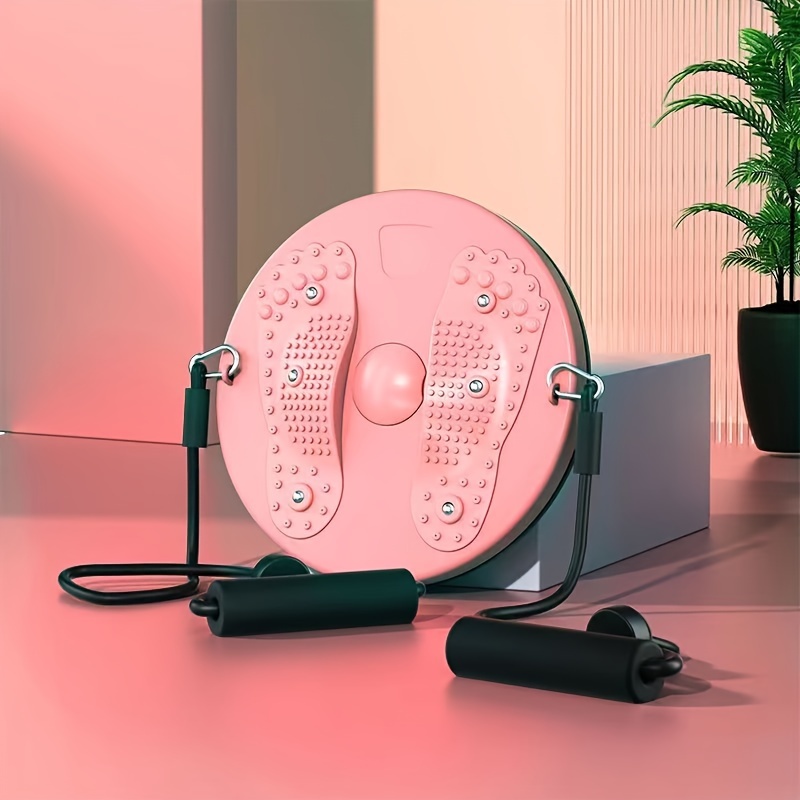 1PC Home Waist Twisting Board with Tension Rope for Effective Abdominal Muscle Building and Fitness Core Strength Training