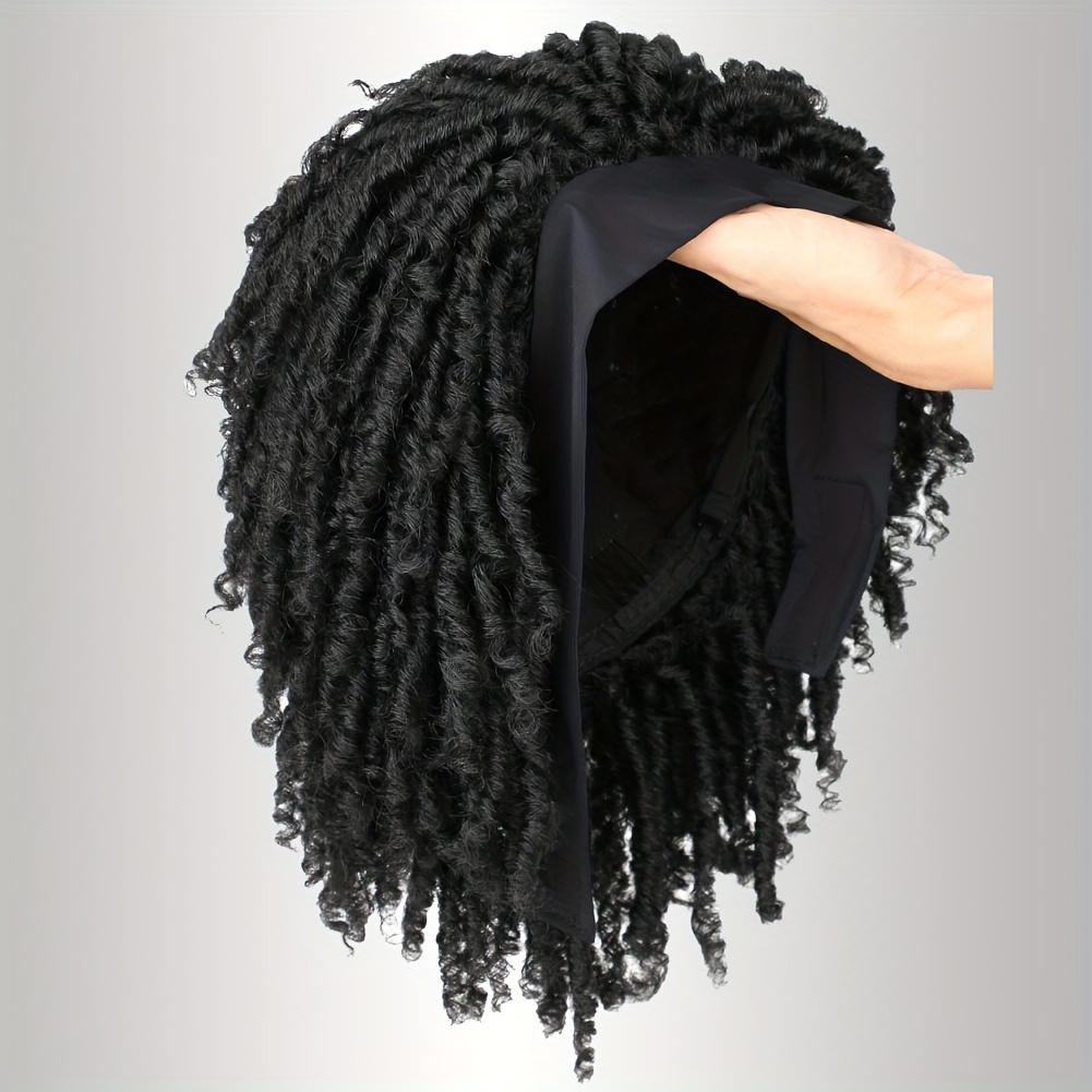 Perruque Dreadlocks Afro Synthétique Shylohair - Longueur 14 Pouces, Couleur Marron Ombré - Unisexe