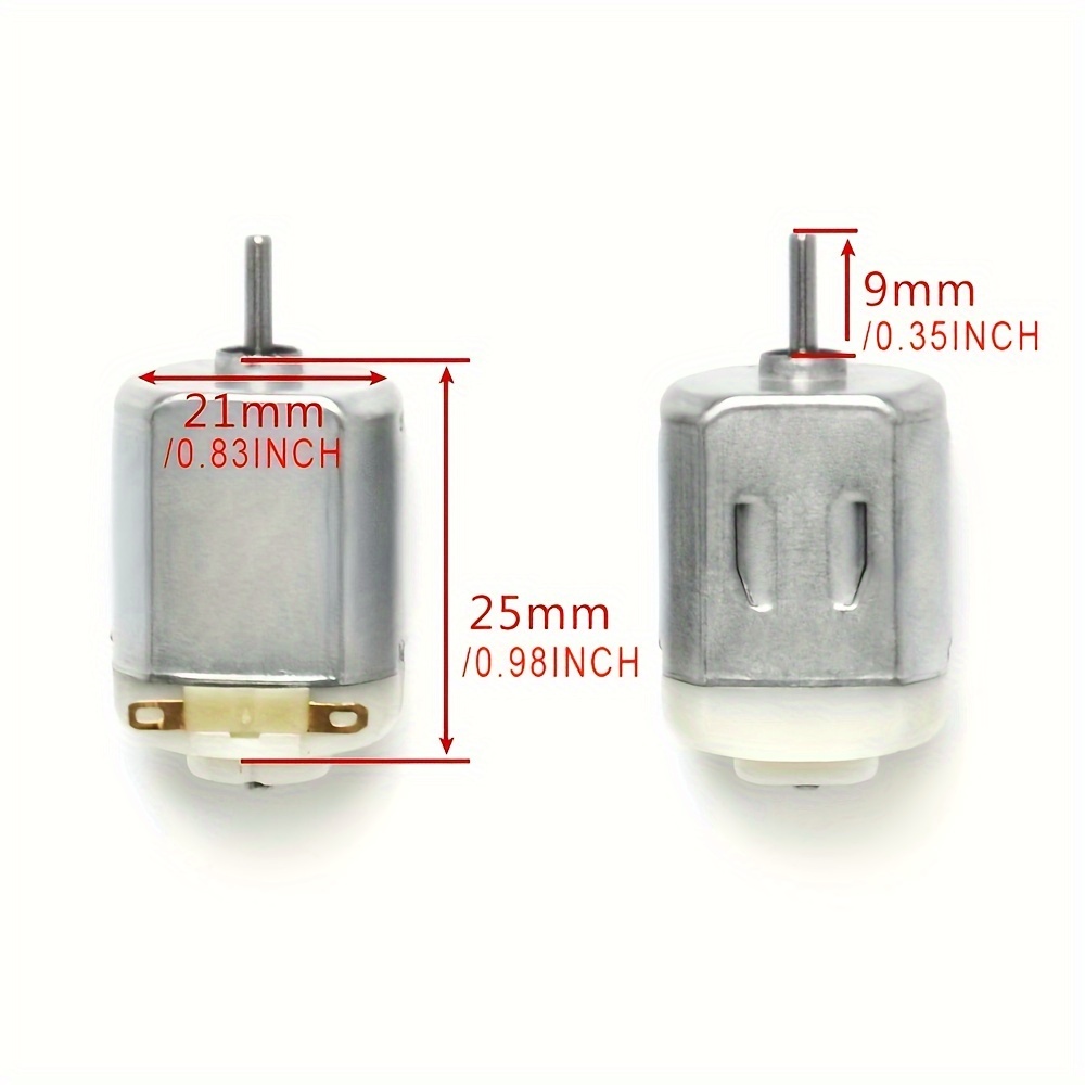 Moteur Miniature 130 - 1-6V - Pour Bricolage, Jouets, Projets DIY - Neuf