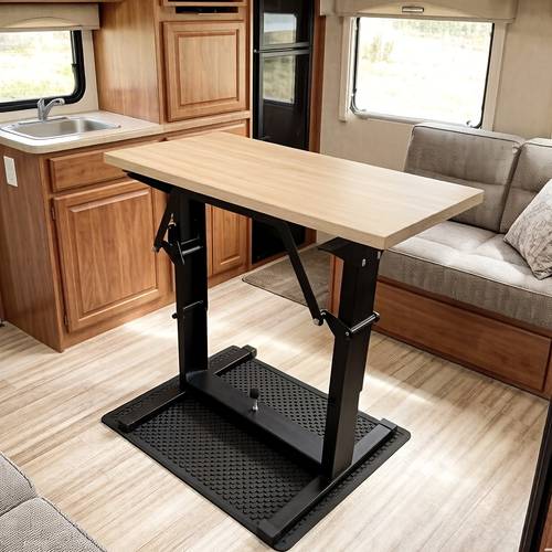 rv booth folding lifting table frame adjustable height folding table legs convertible bed