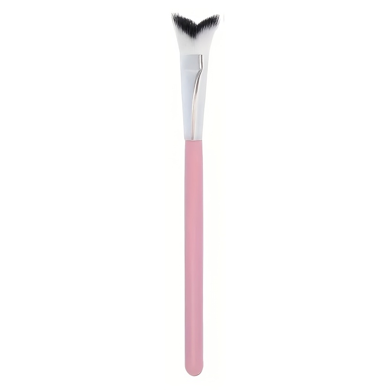 V-shaped Brush For Nose Shadow, Highlighting And Contouring Brush With Soft Bristles, Ideal For Applying Makeup And Cleaning