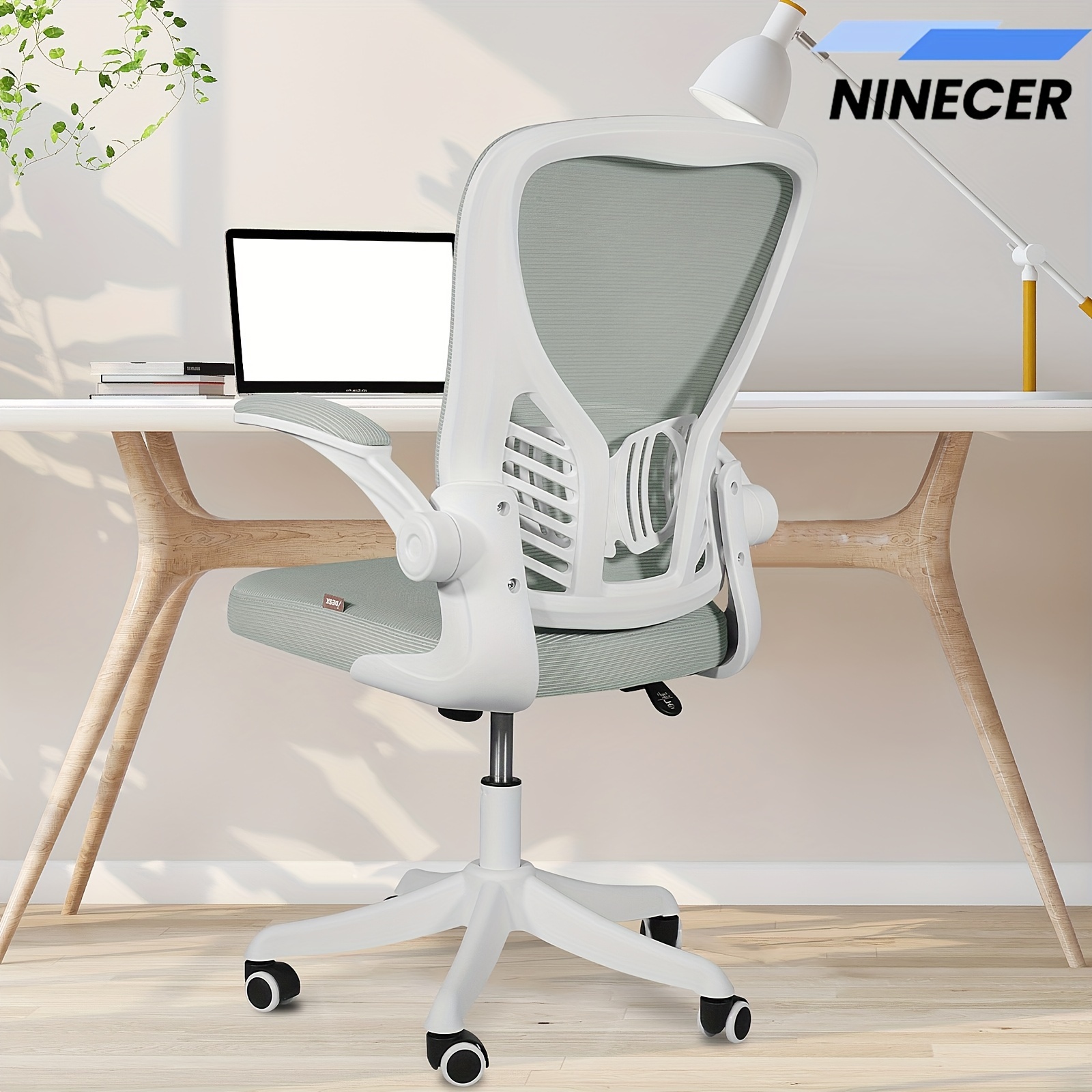 

Desk Chairs With Wheels And Ergonomic Mesh Office Chair With 300lbs Capacity