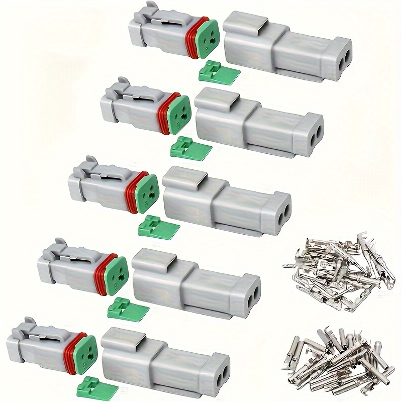 2 pin Deutsch Dt Series Waterproof Connector Kit 16 20 Awg Temu Malaysia