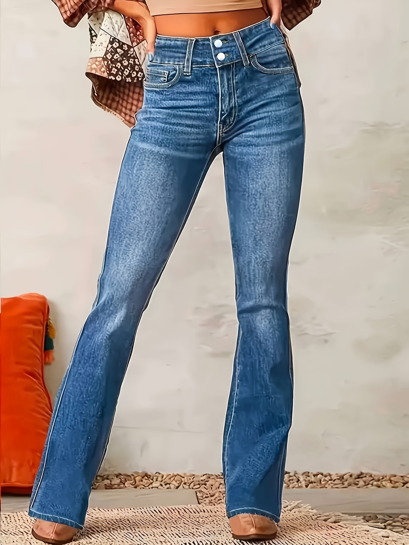item picture light blue flared jeans in   style