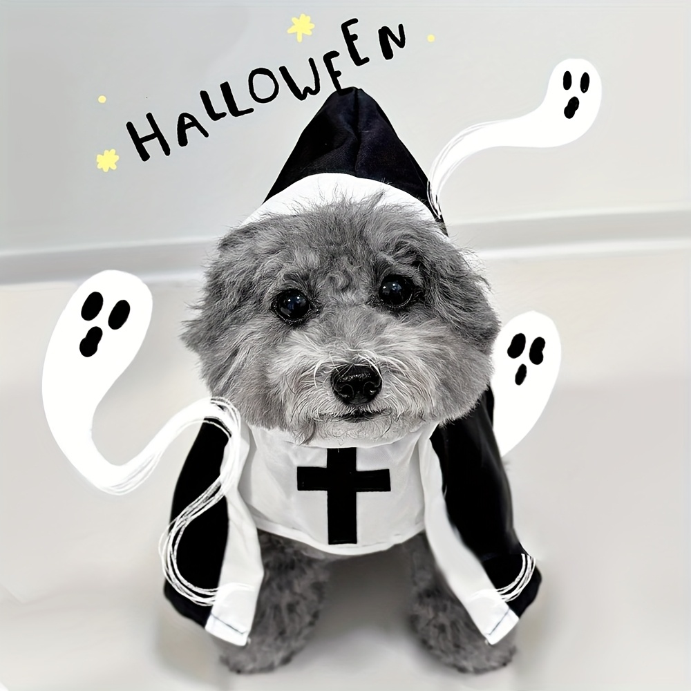Cape De Magicien Avec Lunettes Pour Chien Et Chat – Costume Halloween élégant – Taille S