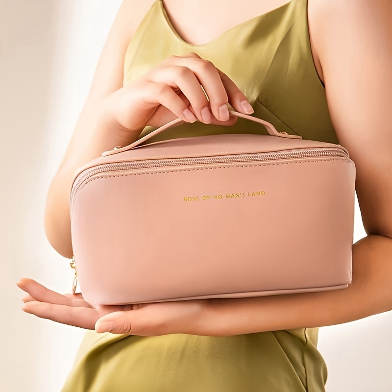2er Pack Multifunktionale Kosmetiktasche – Große Kapazität, Blumenmuster, 27 X 22 Cm – Perfekt Für Reisen & Alltag