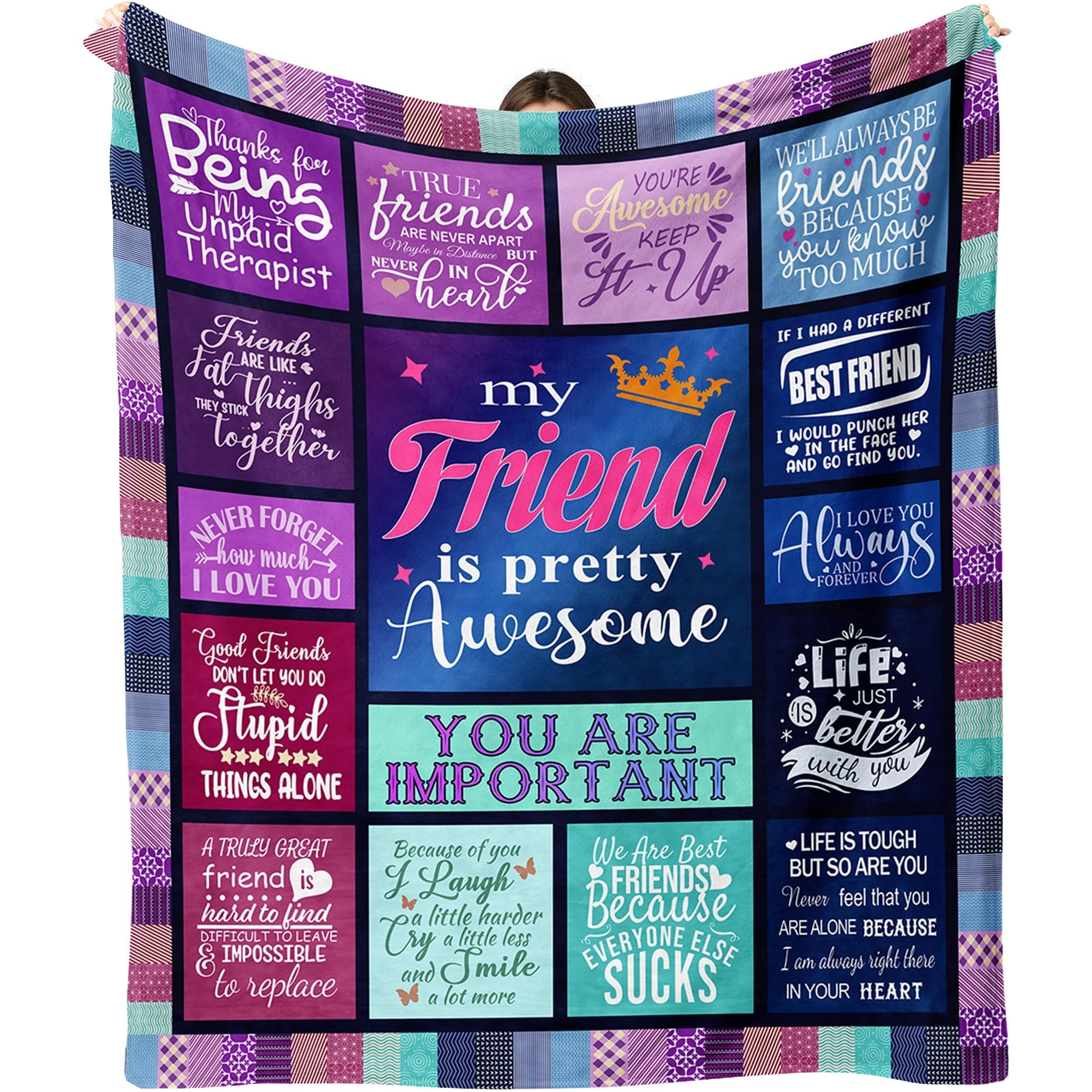 Best outlets Friends Queen Size Blanket - You are my Best Friend