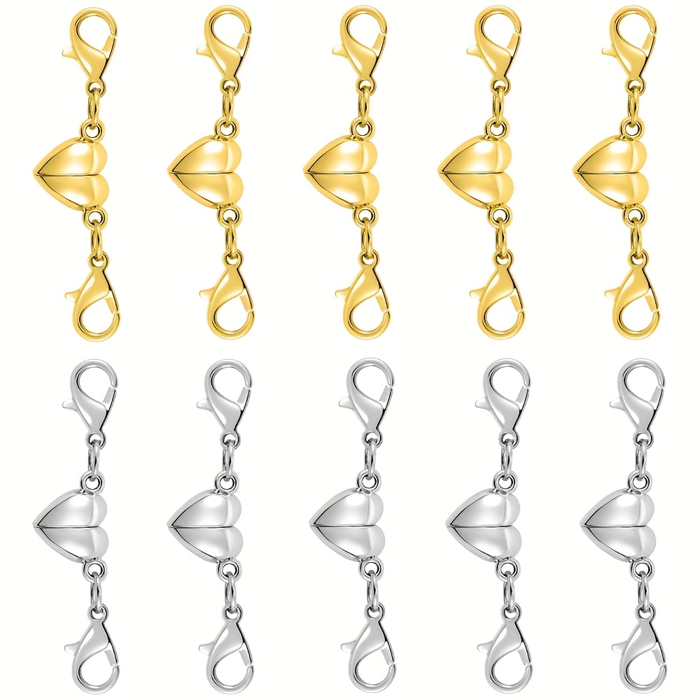10 pack magnetic jewelry clasps suitable necklace bracelet - Temu