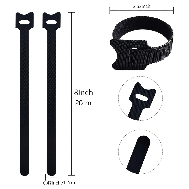 1.2cm X 25.0meter Double-Sided Strips with Cable Ties