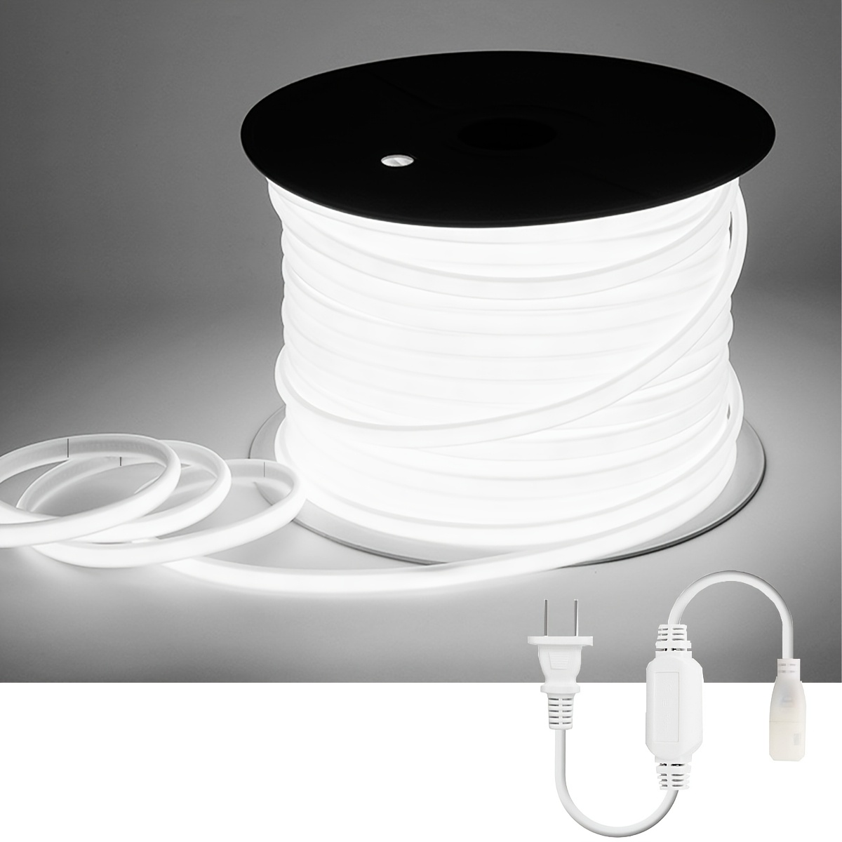 

10m High- Cob Led Strip Lights - Waterproof, Flexible & Bendable, 110v/220v With Us Plug - Ideal For Outdoor Landscaping, Indoor Ceiling, Kitchen Cabinet & Closet Lighting