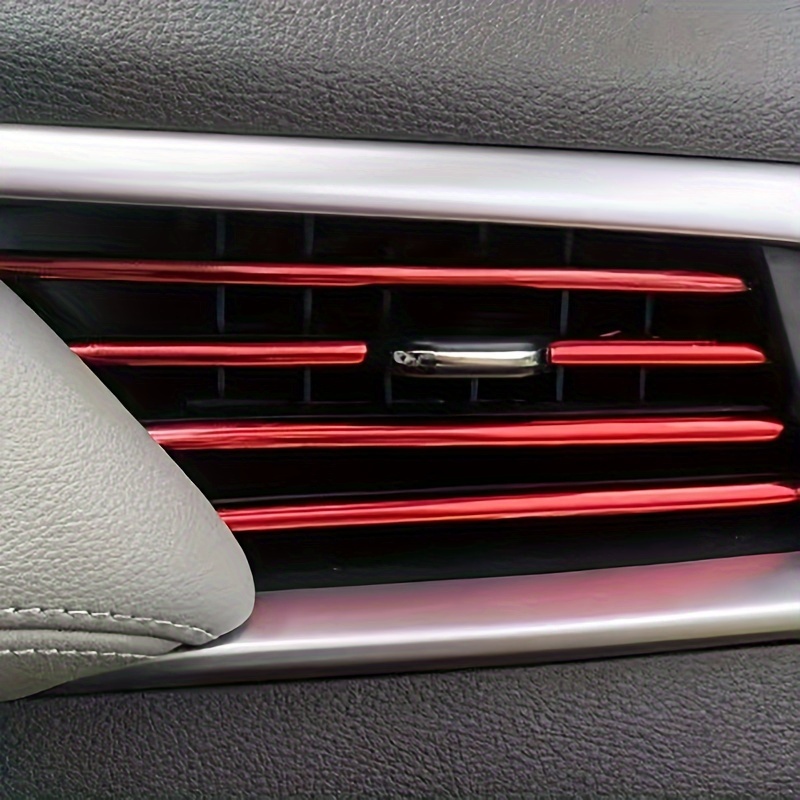 TEMU 50pcs Car Accessories Universal Car Accessories Interior Air Conditioner Vent Trim Accessories, Flexible Cool Car Accessories Car Mods For All