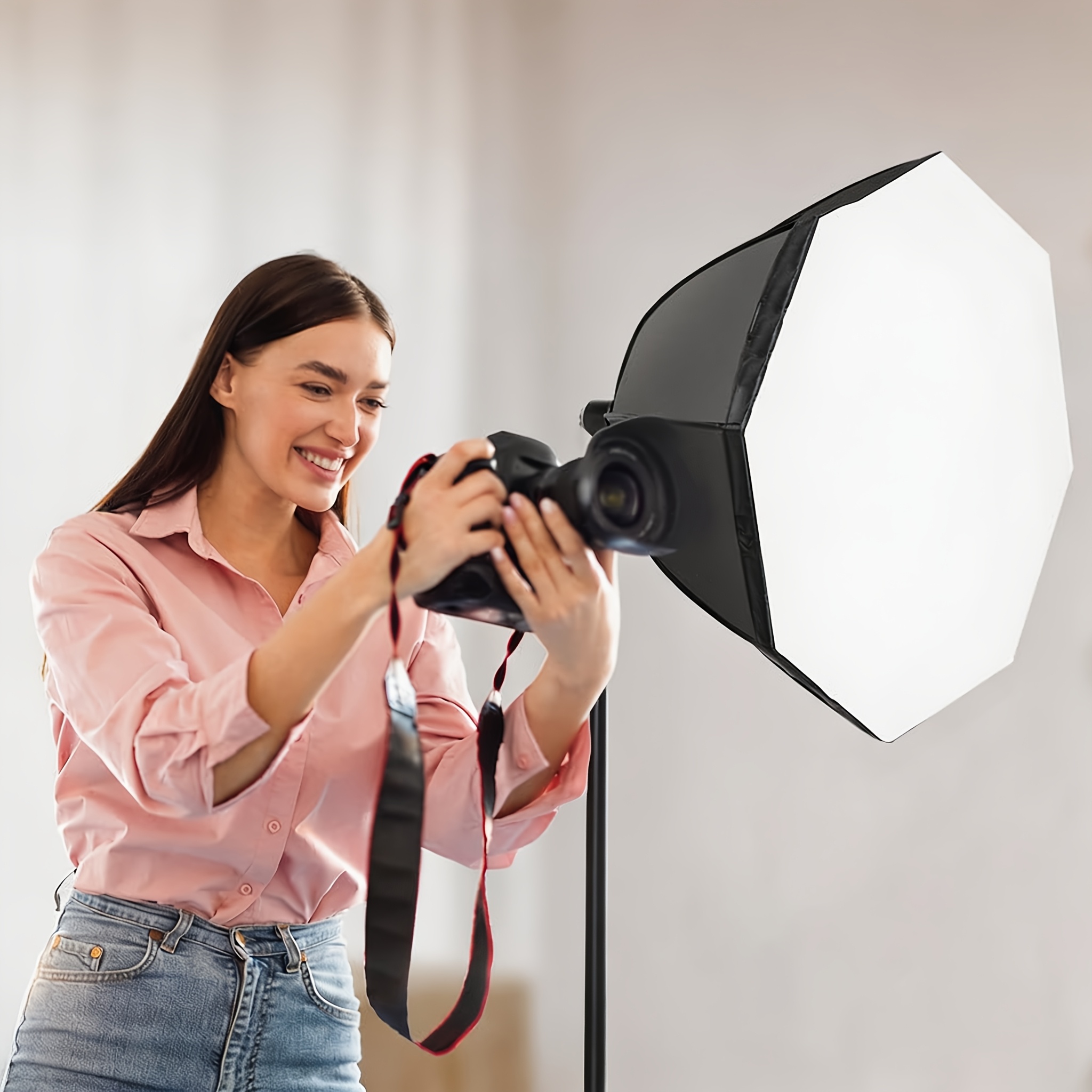 lightbox soft box per foto per fotocamera e telefono, modificatore di luce da studio portatile Dettagli dell'articolo 2
