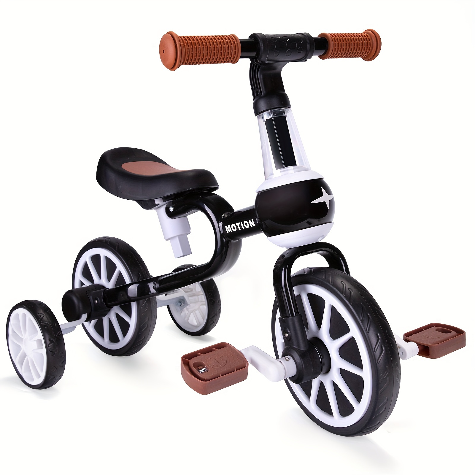 TEMU 3 In 1 Kids For 1-4 Years Old Kids, With Detachable Pedal And , Bike Riding Toys For Boys Girls, Infant Toddler First Birthday Gifts