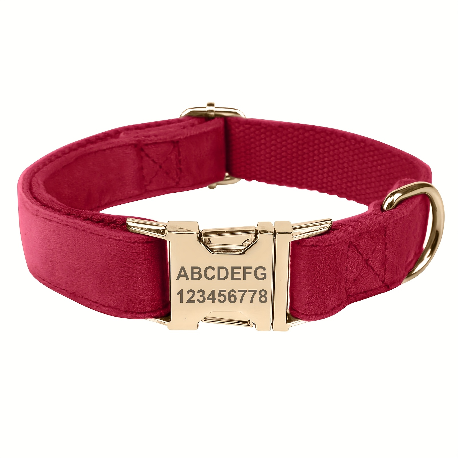 TEMU pour animaux de compagnie en velours au design , disponibles en 15 couleurs sélectionnées et 4 tailles pour toutes les races. Personnalisables