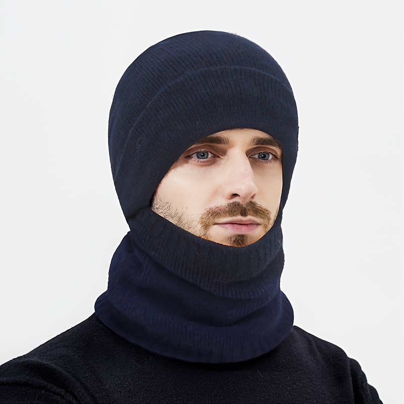 Bonnet d'Hiver FEWK pour Femmes & Hommes - Protection d'Oreilles Épaisse et Chaude comme du Polaire, Ajustement Élastique, Léger Unisexe, Lavable à la Main pour le Ski, les Trajets et les Activités en Plein Air (Sans Bord)
