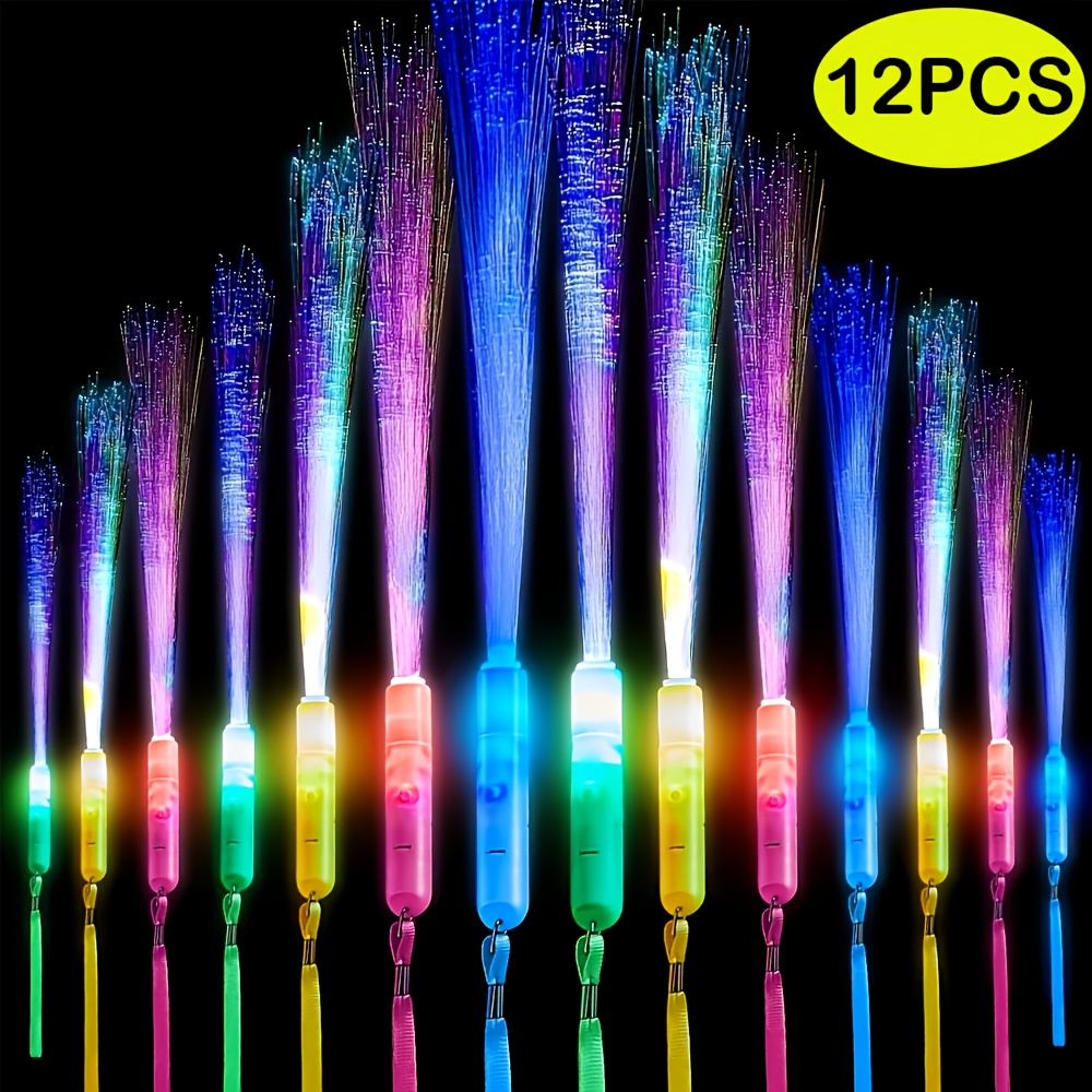 regalo para ella/él 12/24/36/48 barras luminosas  , barras luminosas led para  , barras intermitentes, barras luminosas de halloween, las más   en las fiestas de   de halloween (color aleatorio)