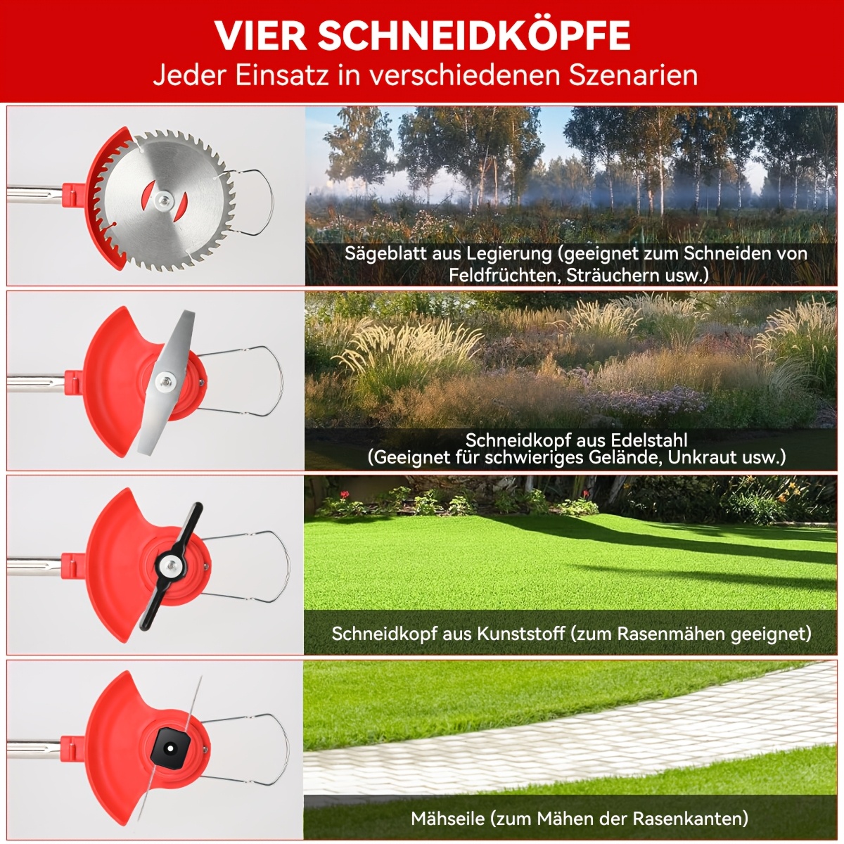 Cordless Grass Trimmer with 2 Batteries - Heavy-Duty Electric Weed Cutter, Lawn Edger & Tree Trimmer - Powerful Motor, Long Reach Shaft, Lightweight Design for Professional & Home Gardening - Compatible with 18V Batteries () - Ideal for Residential/Commercial Use, Weeder Trimmers, Outdoor Maintenance Tool, Ergonomic Handle, Durable Construction, Landscaping Professionals, Garden Edging, Compact Trimmer, Sturdy Build, Landscaping