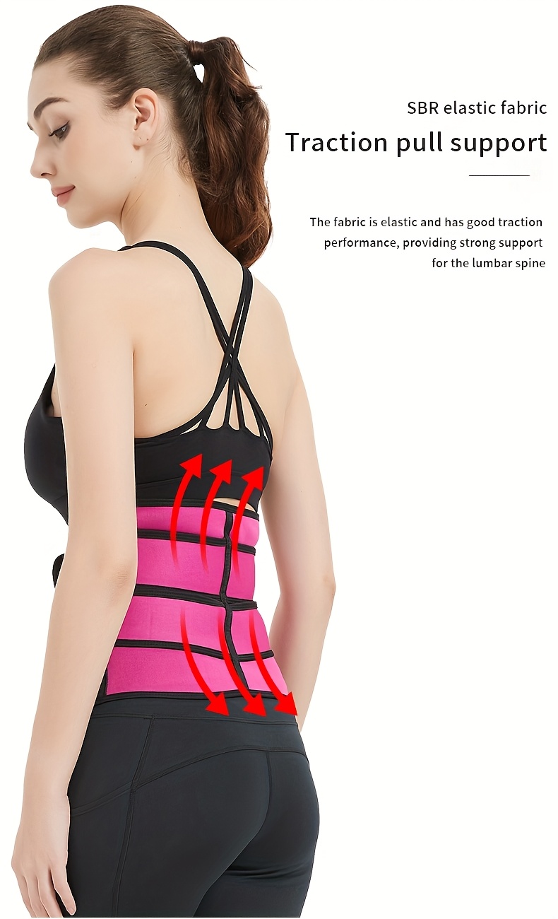 Women's Waist Trainer Tummy Control Slim BodyShaper - Double Layer Abdominal Belt with, Workout & Casual Attire, Sweat- & Slimming Design, Comfortable Tummy Wrap for Core Strength & Burning, Fitness & Casual Use, Easy to Wear Without, Hand Wash or
